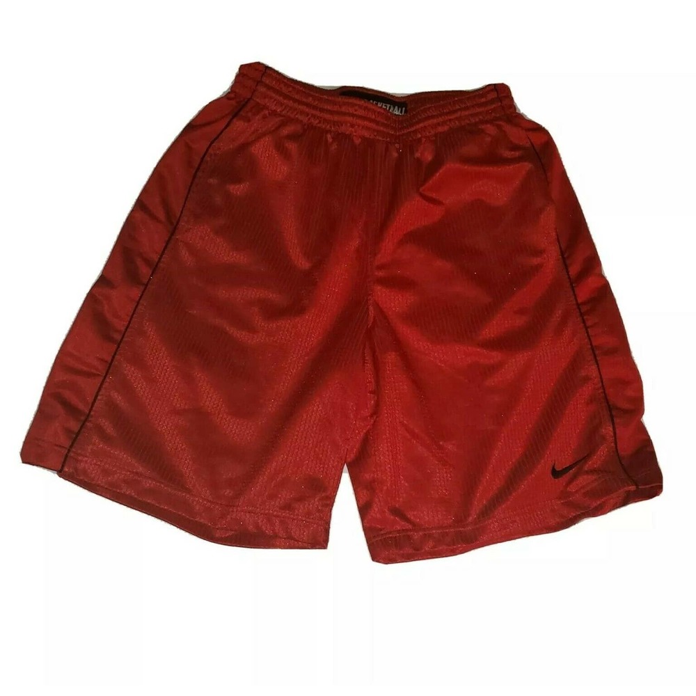 Nike Mens Large Active Basketball Shorts Red 254394-648‎ Sz Medium Vintage 90's